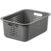 SmartStore Recycled Basket, 10 Litres, Grey