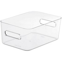 SmartStore Compact Medium Storage Box, 5.3 Litres, Clear