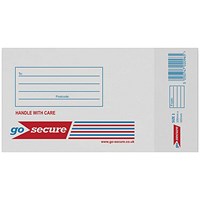 GoSecure Bubble Lined Envelopes, Size 1 90x145mm, White, Pack of 20