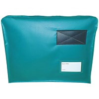 GoSecure Tamper Evident Gusset Antimicrobial Bag, 457x356x76mm, Teal