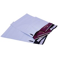 GoSecure Extra Strong Polythene Envelopes, 165x240mm, Opaque, Pack of 100