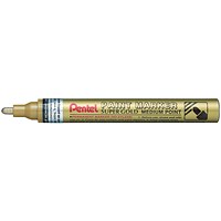 Pentel Paint Marker Medium Gold (Pack of 12)