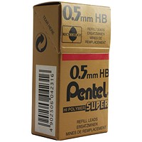 Pentel 0.5mm HB Mechanical Pencil Lead (Pack of 144)