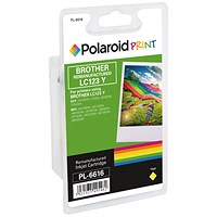 Polaroid HP LC123Y Remf Inkjet Cartridge Yellow LC123Y-COMP PL