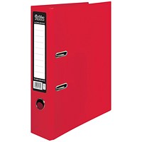 Pukka A4 Lever Arch Files, 75mm Spine, Red, Pack of 10