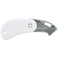 Pacific Handy Cutter Pocket Safety Cutter, White, Pack of 12