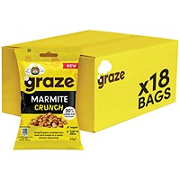 Graze Marmite Crunch Bag, Pack of 18
