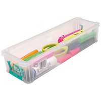 StoreStack Storage Box, 2.2 Litres, Clear
