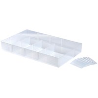 StoreStack Box Divider Tray, Clear, Small