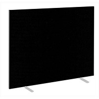 Impulse Plus Floor Screen, 1600x1500mm, Black