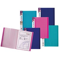 Snopake A4 Electra Display Book, 24 Pocket, Assorted, Pack of 10