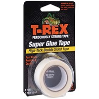 T-Rex Double Sided Super Glue Tape, 19mm x 4.1m, Pack of 6