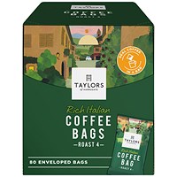 Taylors Rich Italian Roast 4 Coffee Bags, Pack of 80