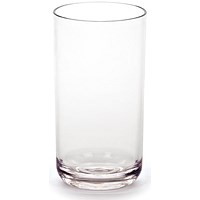 Straight Polycarbonate Tumbler, 440ml, Clear, Pack of 6