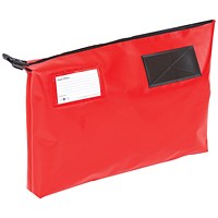 GoSecure Mailing Pouch, 470x336mm, Red