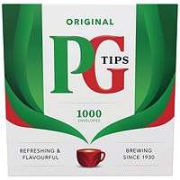 PG Tips Tea Bag Envelopes, Pack of 1000