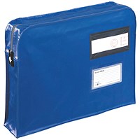 GoSecure Gusset Mailing Pouch, 475x330x76mm, Blue