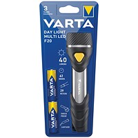 Varta Day Light Multi LED F20 Torch with 9 LED, 62 Hours Run Time