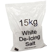 White Winter De-Icing Salt 15kg - Pack of 10 Bags