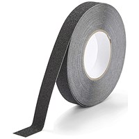 Durable Duraline Grip Floor Marking Tape, 25mm, Black