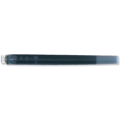Parker Quink Cartridge Ink Refills / Blue-Black / 12 Boxes of 5