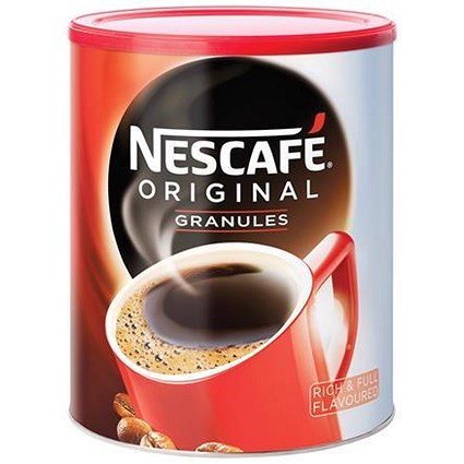 Nescafe Original Instant Coffee Granules - 2 x 750g Tins - Offer Includes 2 FREE Kit Kat 8 Packs