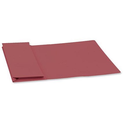 Guildhall Document Wallet 35mm Foolscap Red / Pack of 50 x 2 / Offer Includes FREE Slipfiles