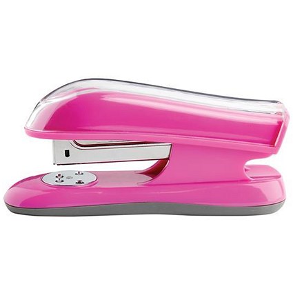 Rexel Bundle Stapler Half Strip Punch 2 Hole and Pencil Cup Pink - Offer includes a FREE Whiteboard