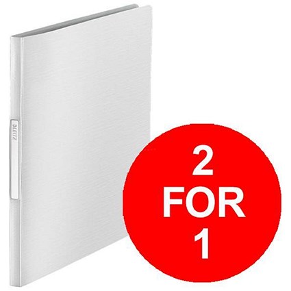 Leitz Style Display Book Soft Polypropylene 40 Pockets White - Buy One Get One Free