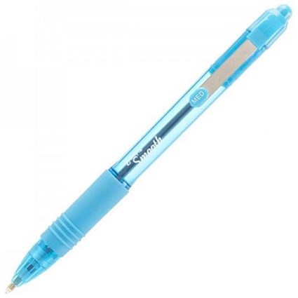 Zebra Z-Grip Smooth Ballpoint Pen Medium Light Blue / Pack of 12 x3 / Offer Includes FREE Biscuits
