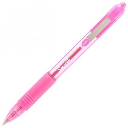 Zebra Z-Grip Smooth Ballpoint Pen Medium Pink / Pack of 12 x3 / Offer Includes FREE Biscuits