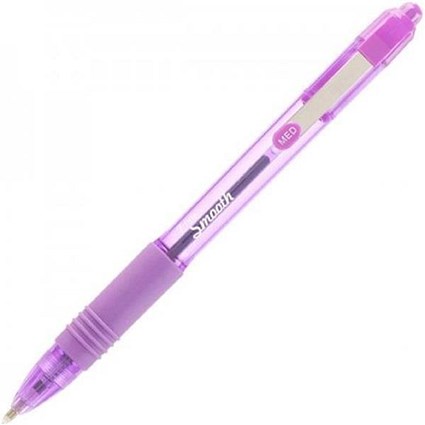 Zebra Z-Grip Smooth Ballpoint Pen Medium Violet / Pack of 12 x3 / Offer Includes FREE Biscuits