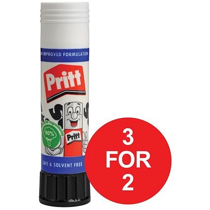 Pritt Stick Glue / Medium / 20g / Pack of 6 / 3 for the Price of 2