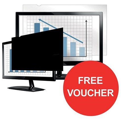 Fellowes Blackout Privacy Filter / 19 inch / 5:4 /Offer Includes FREE Gift Voucher