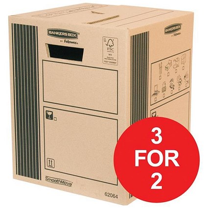 Fellowes Classic Cargo Storage Box / 33 Litre / Pack of 10 / 3 for the Price of 2