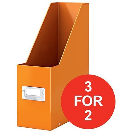 Leitz WOW Click & Store Magazine File / Orange / 3 for the Price of 2
