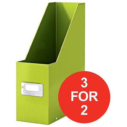 Leitz WOW Click & Store Magazine File / Green / 3 for the Price of 2