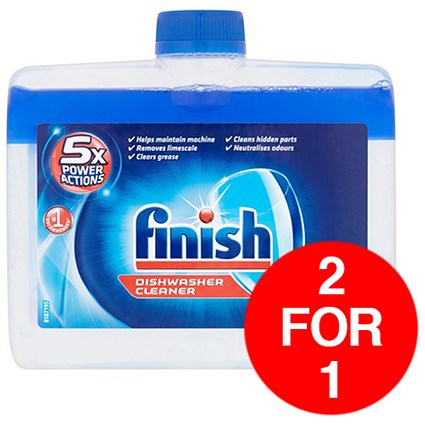 Finish Dishwasher Cleaner / 250ml / Buy One Get One FREE