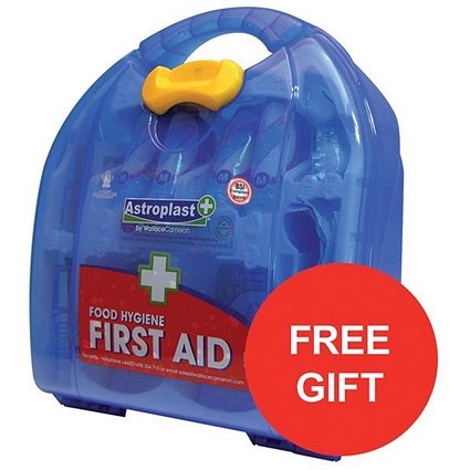 Wallace Cameron BS8599-1 Medium First Aid Kit Food Hygiene / Offer Includes FREE Plasters