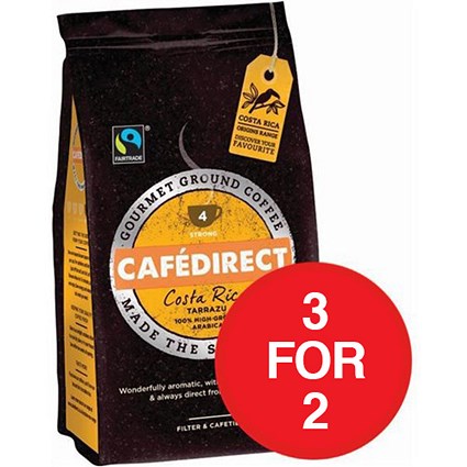 Cafe Direct Tarrazu Costa Rican Filter Coffee / 227g / 3 for the price of 2