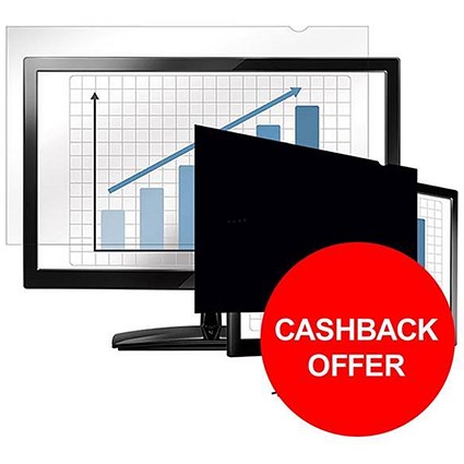 Fellowes Blackout Privacy Filter / 23 inch Widescreen / 16:9 / Redeem Your £10 Cashback