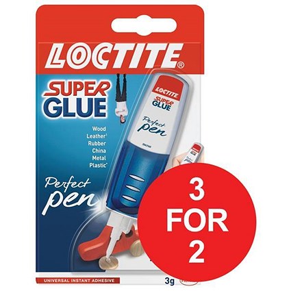 Loctite Perfect Super Glue Gel Pen / 3g / 3 for the price of 2
