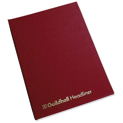 Guildhall Headliner Account Book 38/8Z - 8 Cash Columns