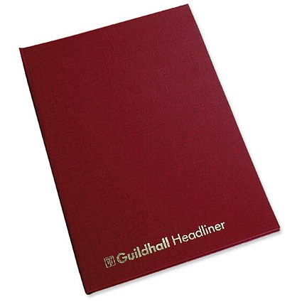 Guildhall Headliner Account Book 38/14Z - 14 Cash Columns