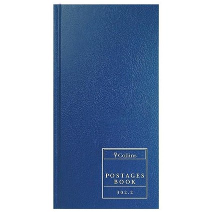 Collins Postage Book / 298x152mm / 80 Pages / Blue