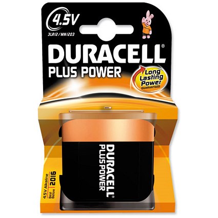Duracell Plus Power Battery Alkaline 4.5V Ref 13279012