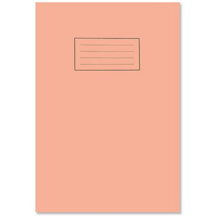 Silvine 5mm Squares Exercise Book, A4, 80 Pages, Orange, Pack of 10