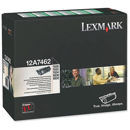 Lexmark 12A7462 Black Laser Toner Cartridge