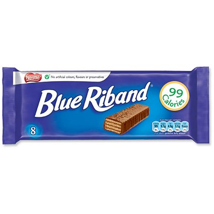 Nestle Blue Riband Milk Chocolate Covered Biscuits / Individually Wrapped / Pack of 8