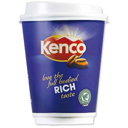 Kenco2Go Instant Black Coffee Drink in a 12oz (340ml) Cup - Pack of 8